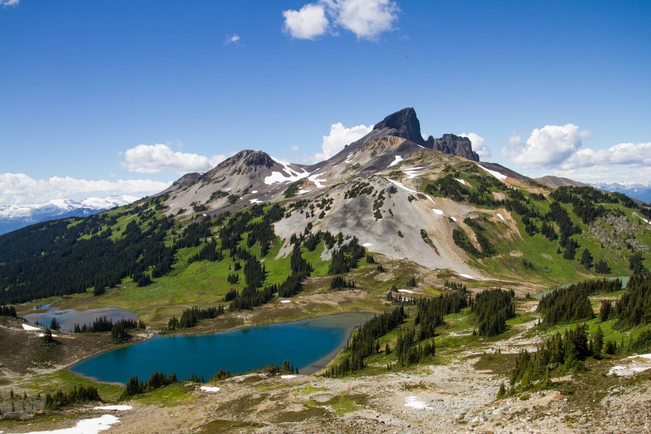 Canadian Mountainscape in Summer at Garibaldi Provincial Park
